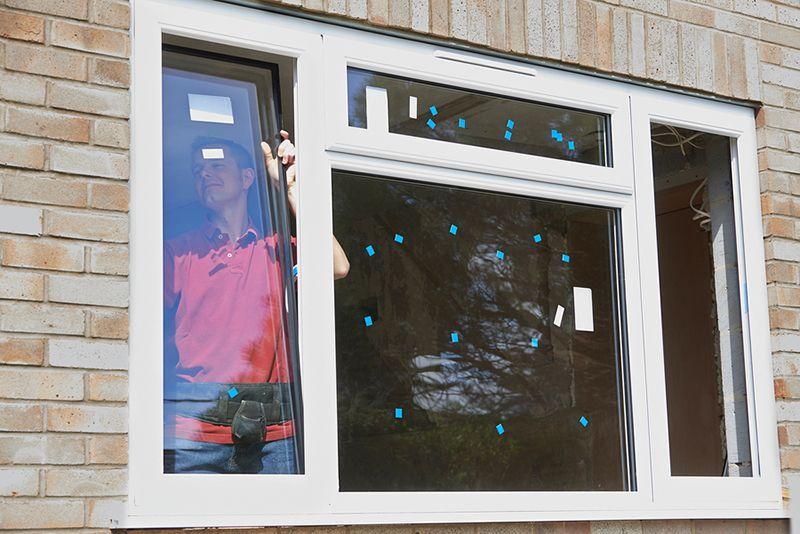 Installing vinyl window