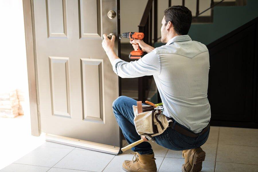 replacing door locks