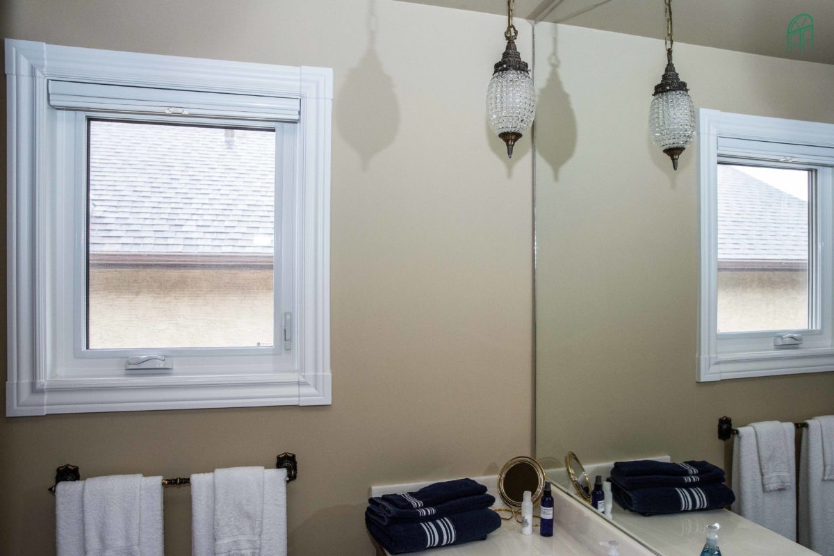 awning bathroom windows