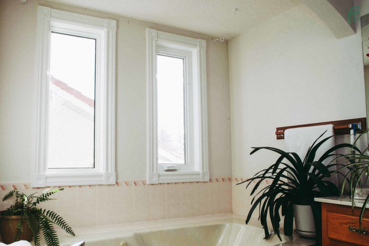 fixed and casement bathroom windows