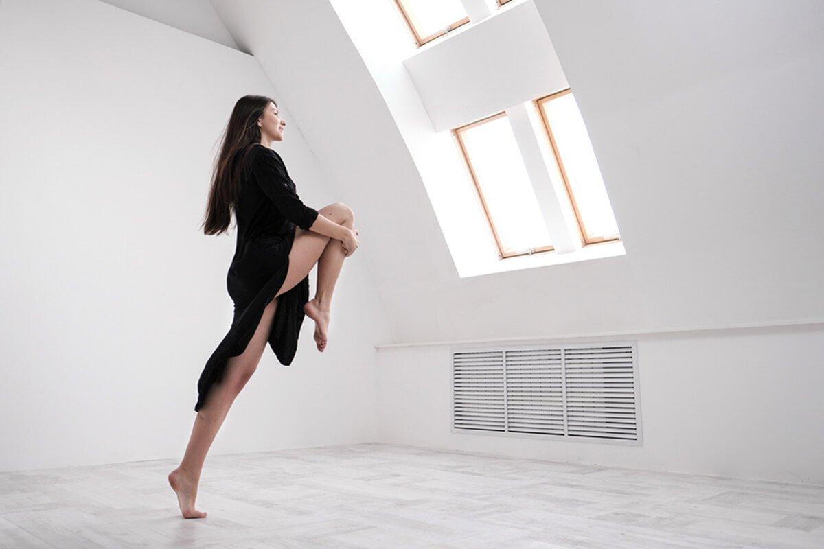 Stretching by the Window